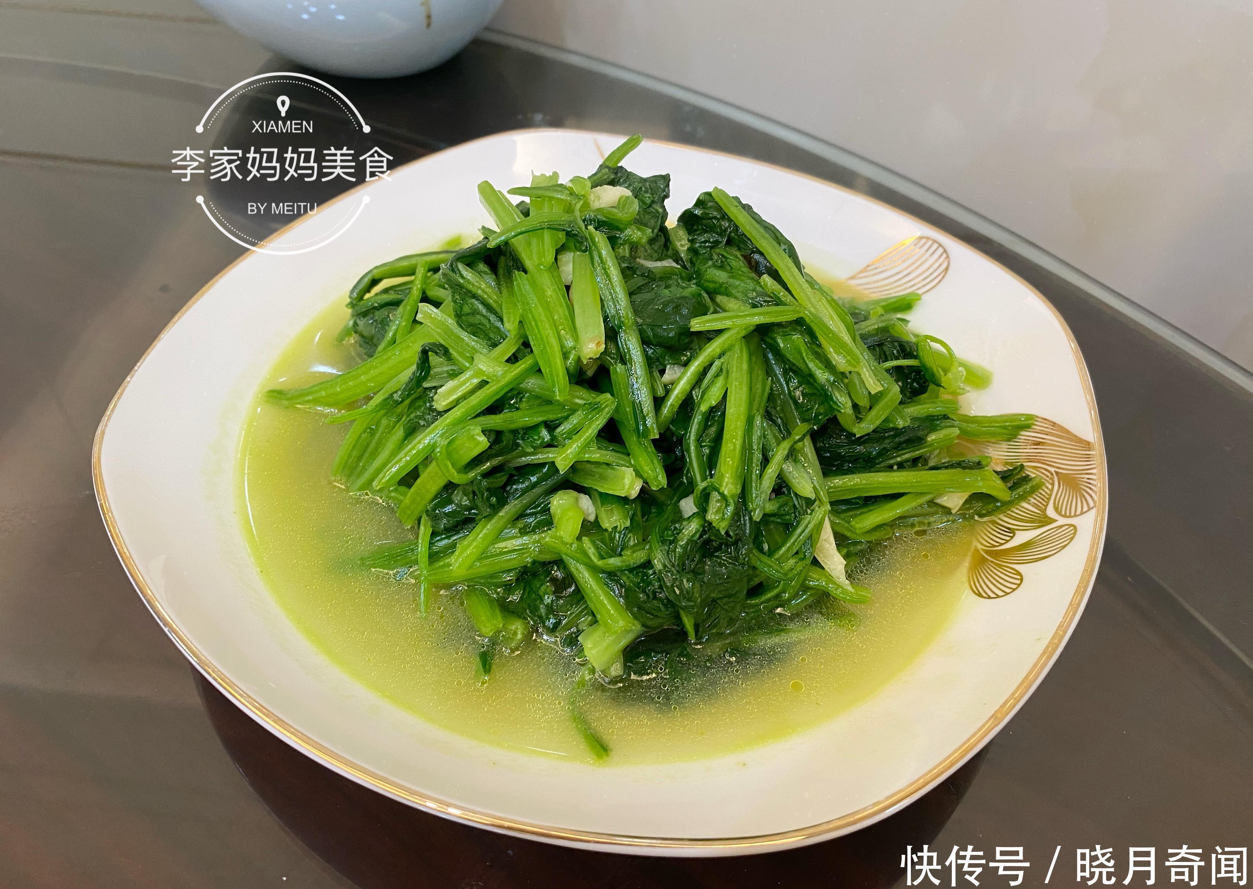 菠菜|晒一晒我家3口人的晚餐,4菜1汤,花了不到200块,简单好做营养足