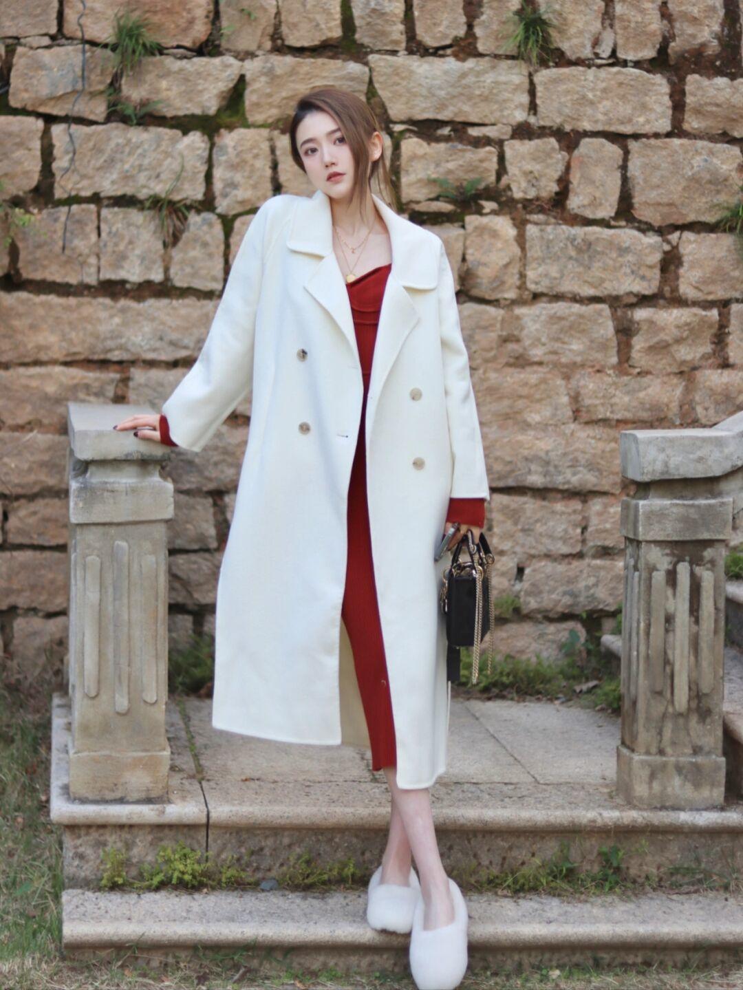 博主|普通人也能将大衣穿的很温柔,借鉴4个造型,轻松演绎高级感