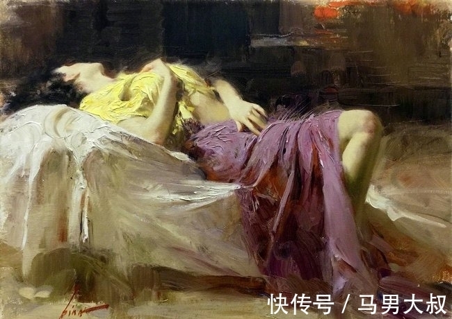 人物|在油画人体创作中,画面的色彩对于表达情感是不容忽视的!