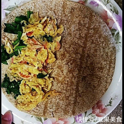 正宗全麦早餐饼#减脂早餐做法,最关键的是一学就会