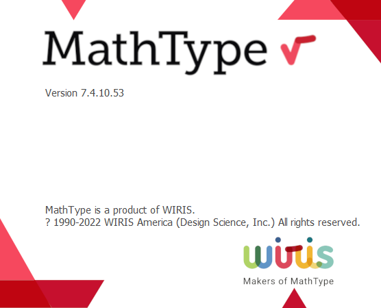 公式编辑器 MathType for Win v7.4.10.53 学习版