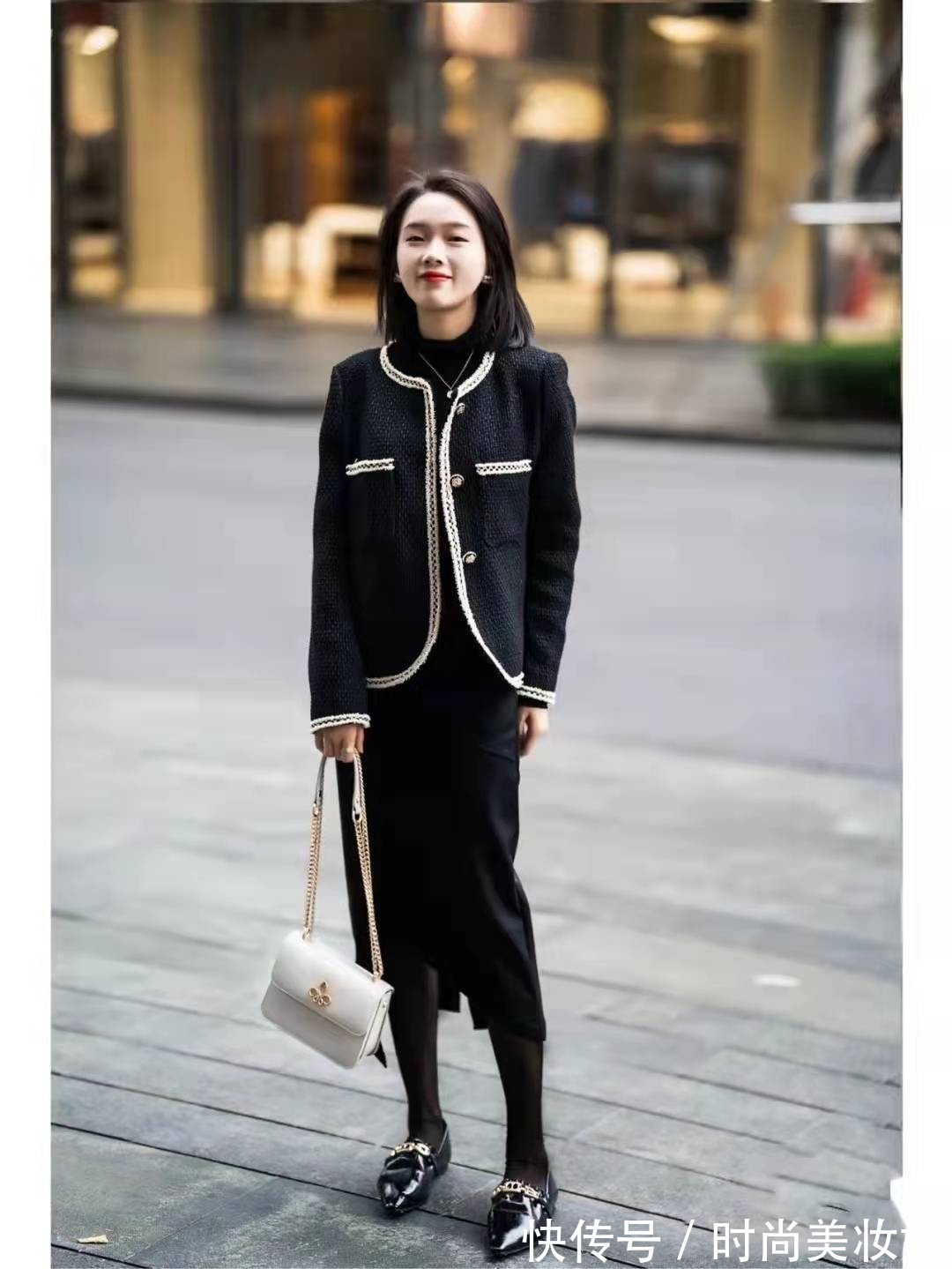 香风|“小香风”真是小个子必备神器,温柔优雅又显高挑,太显气质了