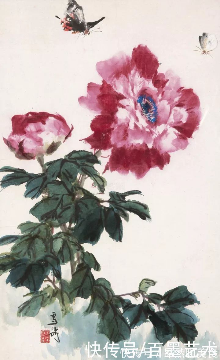 小写意@唯有牡丹真国色!小写意牡丹画150幅,美醉了