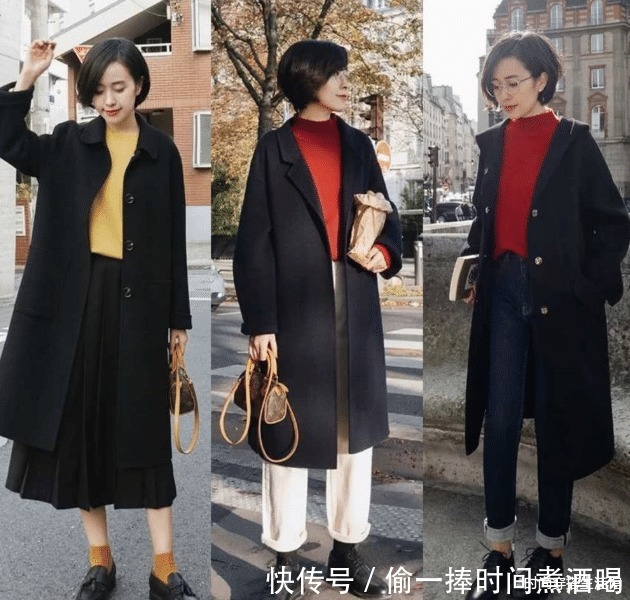 时尚|冬天别穿太土,这位155时尚博主穿搭示范,保暖又显高