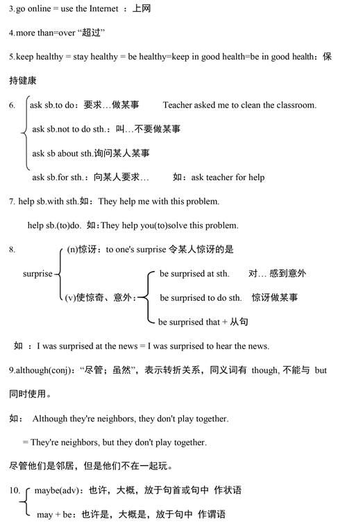 汇总|7-9年级上册英语重点短语和句型汇总，初中生人手一份！