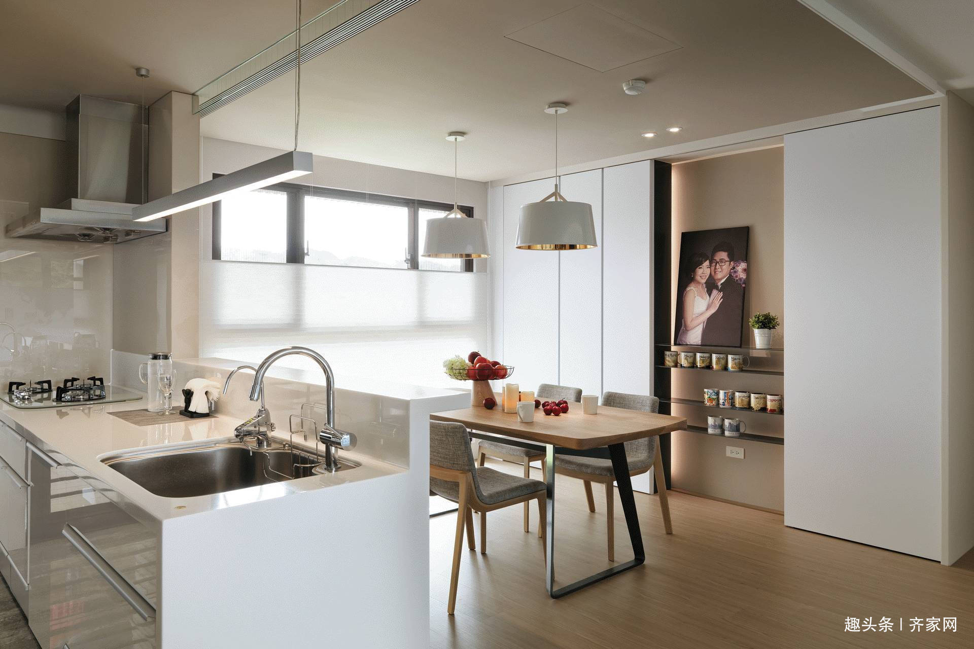 简约风|台式简约风,仅用质朴的色彩和线条感极强的设计手法,让家更美