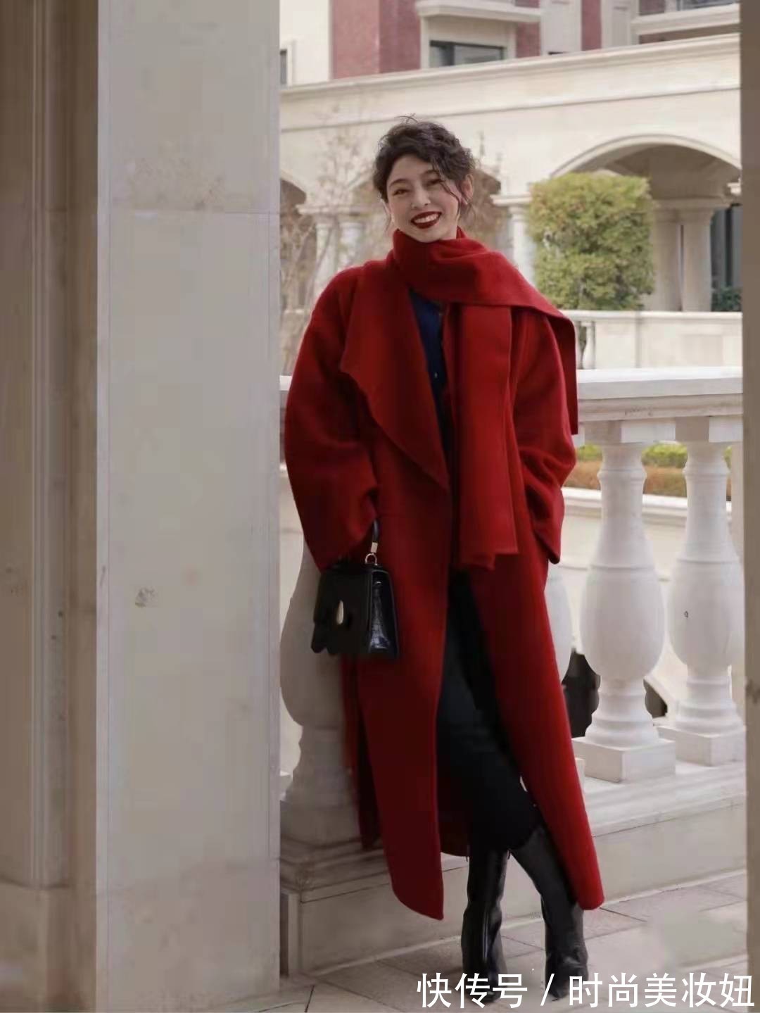 长筒靴 过年大衣都准备好了吗?推荐4款气质大衣,最后一件太高级了