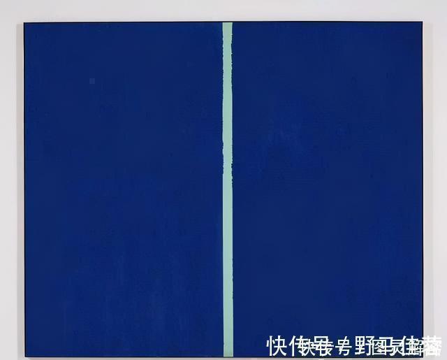 巴尼特·纽曼#他生前随手画的一根线卖7亿,众人不解,专家你画24年试试