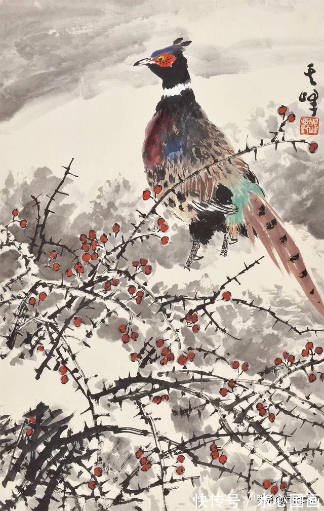 张书旗$中国画家笔下的大吉图:已知全五德 安逸胜凫鹝