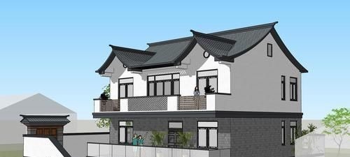 客餐厅|最美自建房小别墅，只花50万就盖起，赏月观花，334㎡里处处皆景