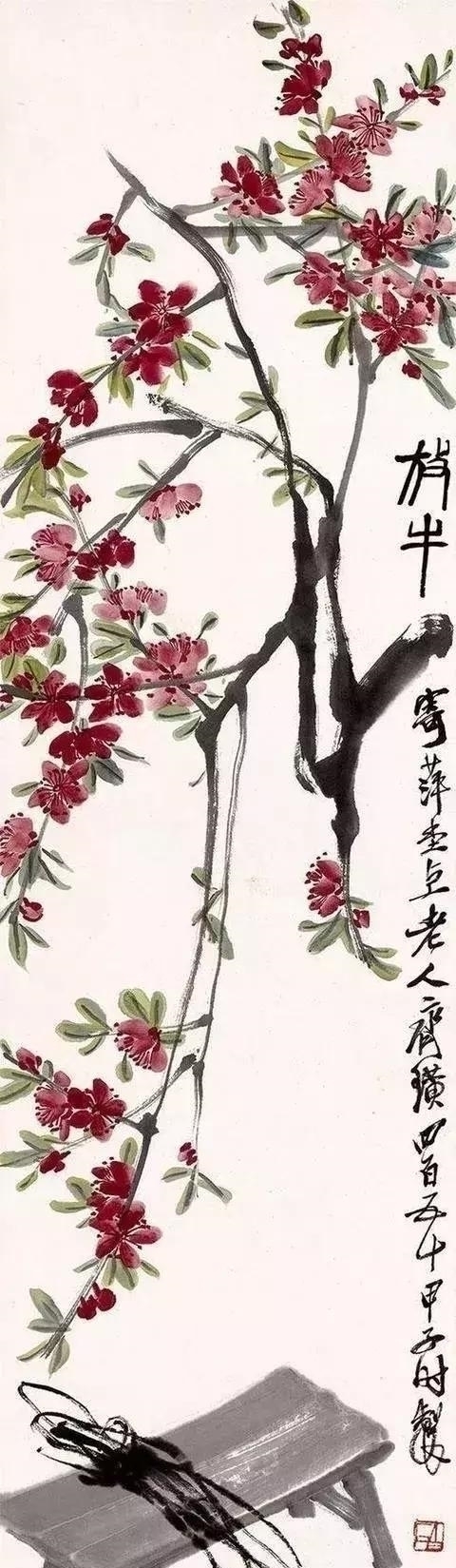 白石|老舍出一难题《美人图》不许有美人，白石轻松画成佳作