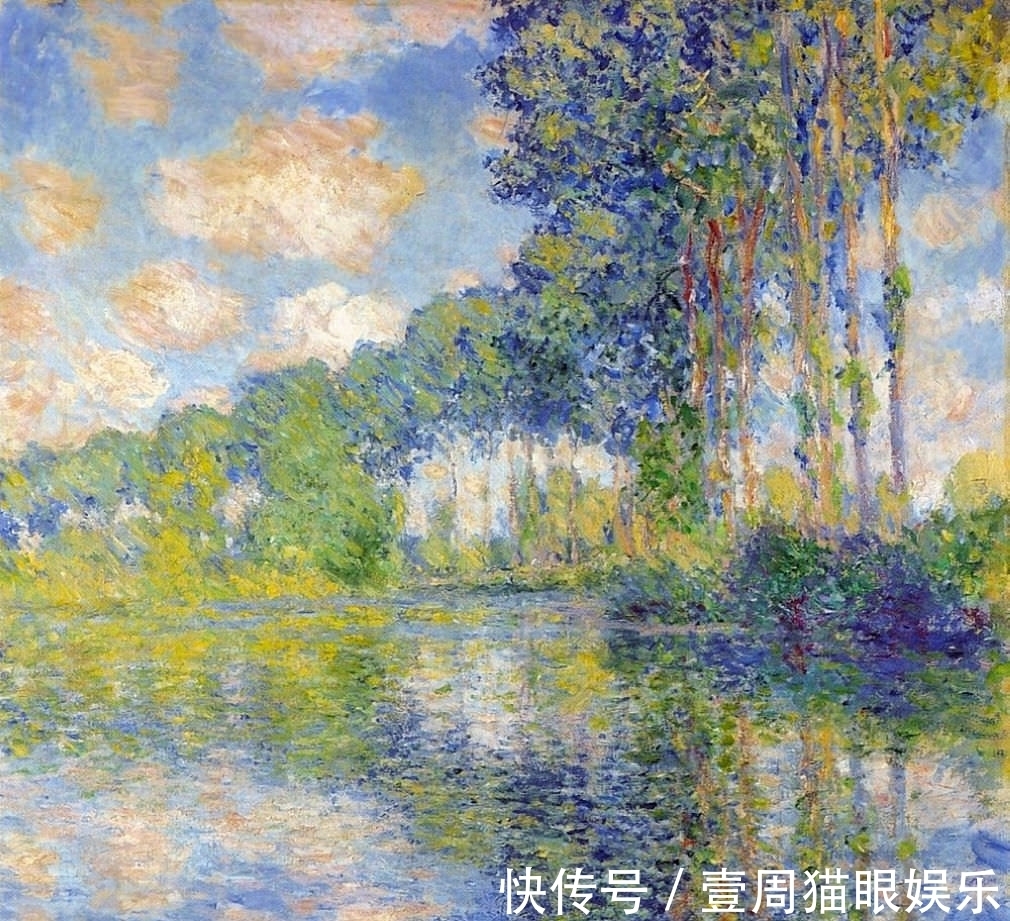 沙龙#成员的油画风格已发生变化,莫奈却坚持着,他才是忠实的印象派