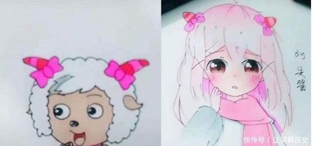 羊村|喜羊羊:羊村羊羊们网恋奔现,懒羊羊是小奶羊,看到喜羊羊是心动啊!