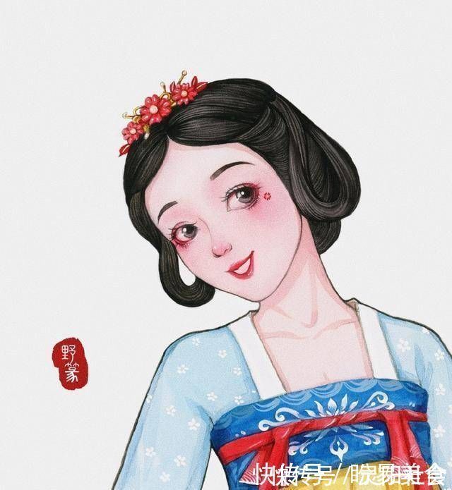 艾莎公主|迪士尼公主穿上汉服,艾莎公主超帅气,白雪公主可爱又俏皮