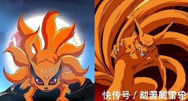 尾兽|火影忍者:九只尾兽小时候和现在对比,你最想养哪一只?