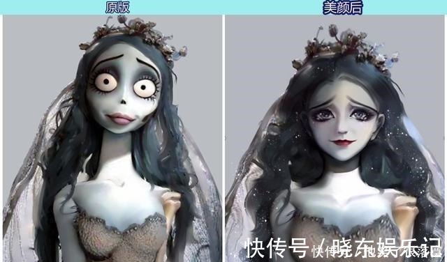 僵尸新娘|动漫反派被“美颜滤镜”强化老巫婆变少女,看到僵尸新娘我好了