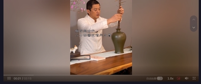 |李亚鹏:拍小寒节气段子,室内摆放的一瓶“干枝杜鹃”成最大亮点