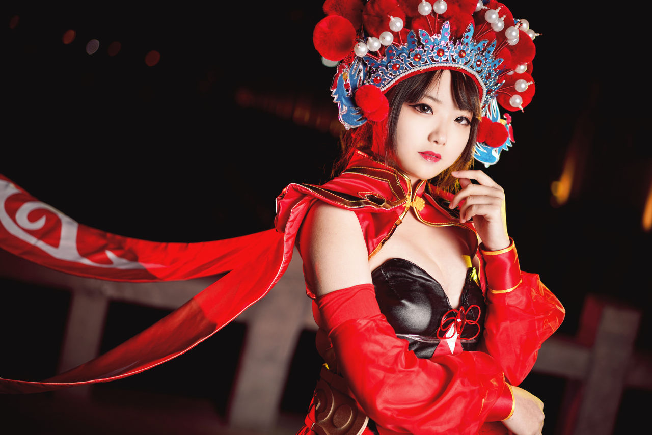 荣耀|王者荣耀 虞姬霸王别姬cosplay，妾随大王，生死无悔