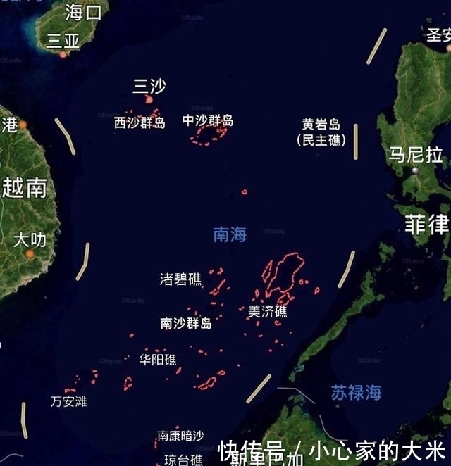 图说南海岛礁琼台礁--南海南部唯一露出水面的岛礁