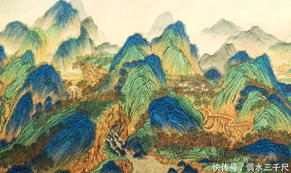 王希孟|千里江山图为何能被列入十大名画放大10倍后堪称一绝