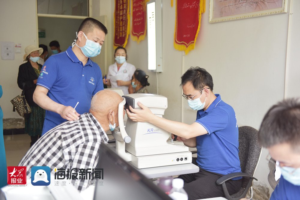 庆祝|2021喀什光明行先遣队赴麦盖提县开展终筛工作 践行医疗惠民庆祝建党百年华诞