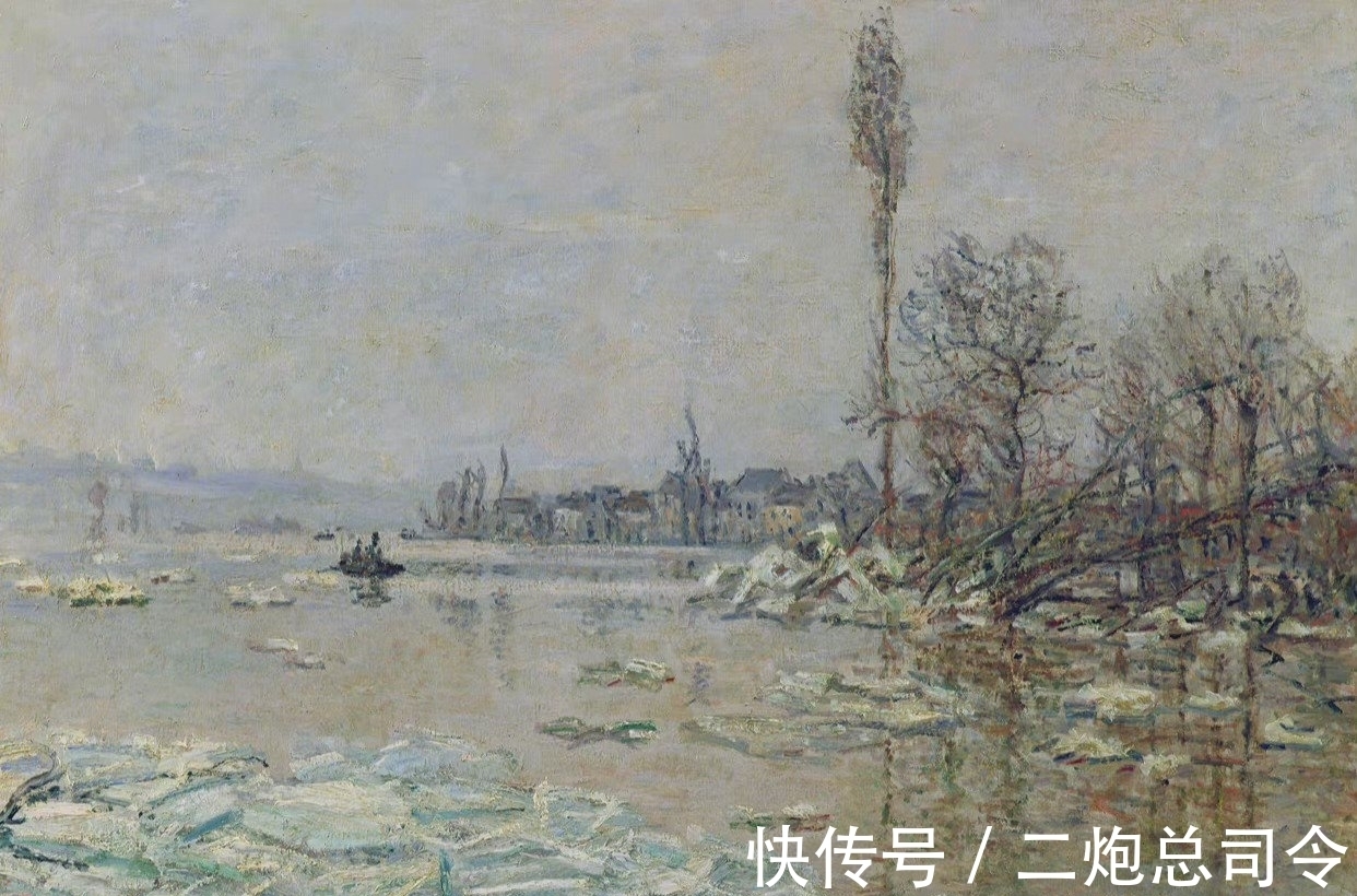大师&莫奈的白雪皑皑,从不同视角看大师笔下的冬天,一般人真画不出来