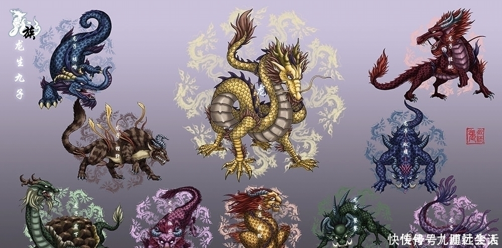 螭吻@龙生九子,却无一子是龙,看看龙的妻子都是什么?