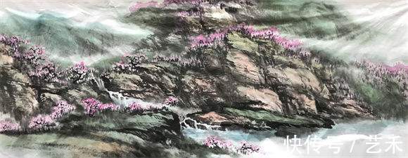 许文杰#北派山水画家许文杰作品欣赏