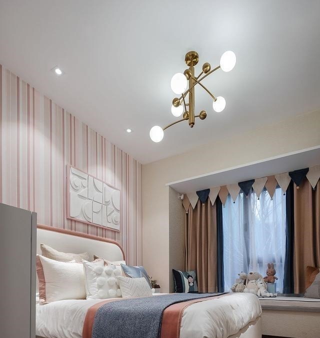 轻奢|大平层的现代轻奢风设计高级灰碰上爱马仕橙的惊艳!