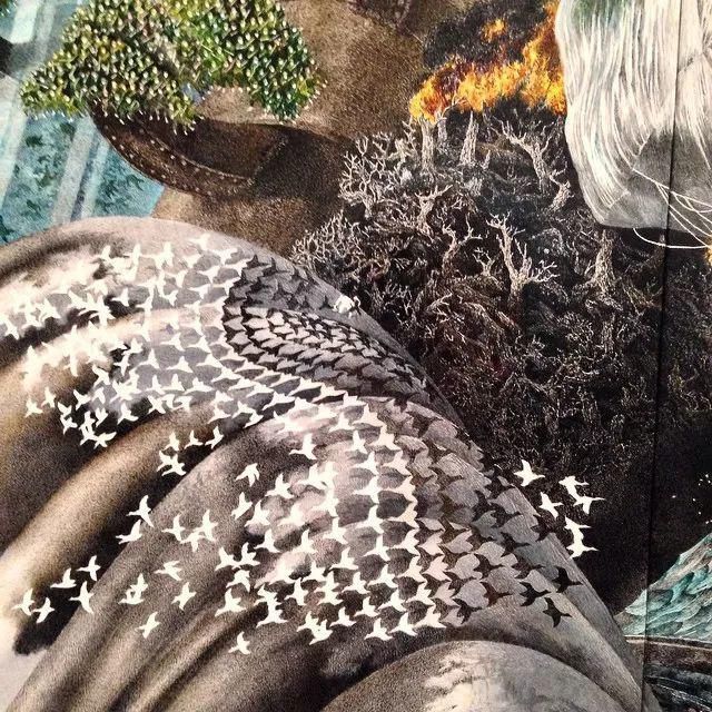 东京艺术大学$一幅画画了3年,细到要用放大镜,他把钢笔画玩到了极致