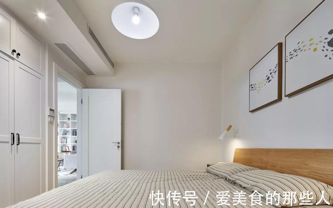 床头|91平的北欧家,客厅拥有家庭图书馆太赞了!