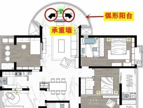 客厅|都是过来人经验,记牢5个方案,改完阳台两侧承重墙,档次上来了