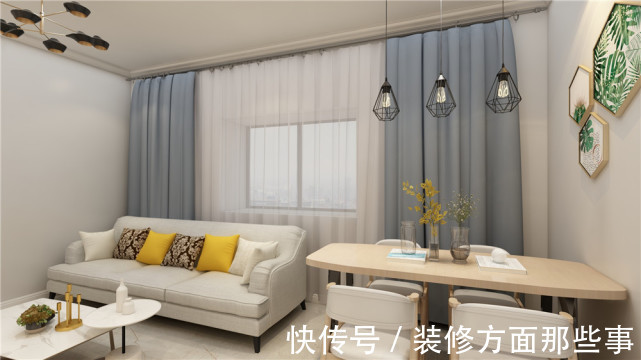 空间感|?76平两室两厅房间布局满,但并没有很挤