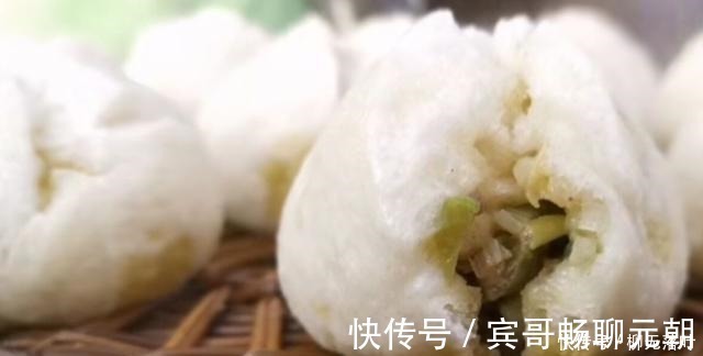 临平大集上的羊肉小笼包，老面发酵，羊肉腌制2天，一笼只需10元