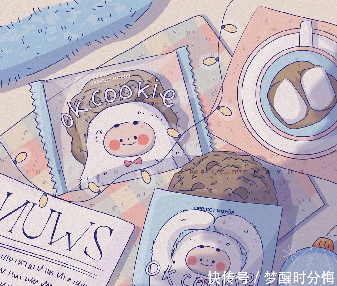 超治愈的背景图送给你 祝你我:生活甜甜好运连连