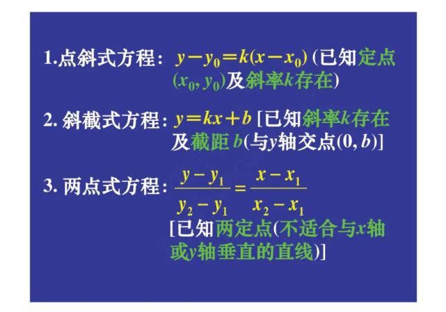 几何|高中数学立体几何+解析几何常用公式结论汇总！