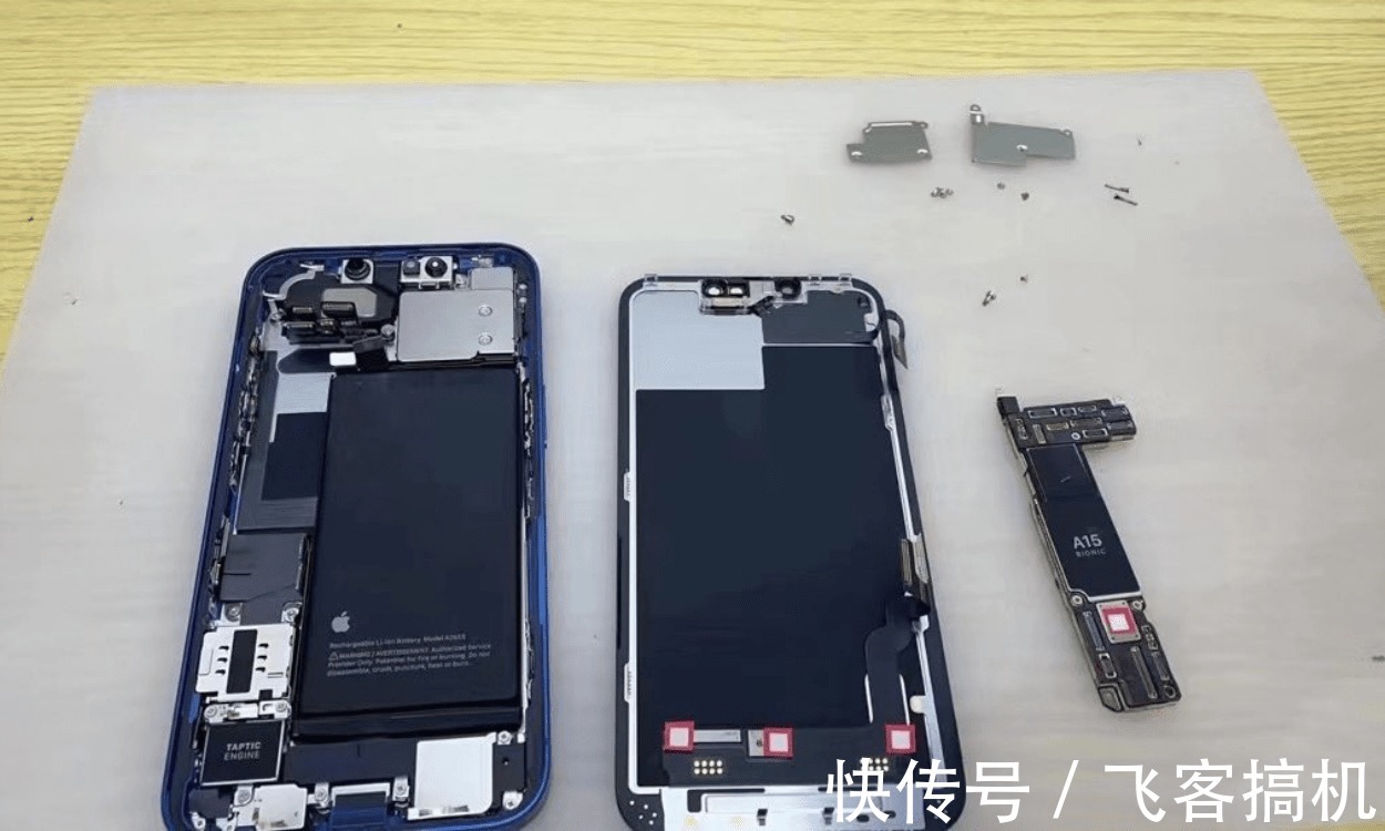 miphone13拆解图曝光：电池续航变大是有道理的