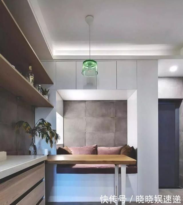 利用|50平米轻奢公寓超漂亮,改造传统设计,舍弃客厅,整体利用率极高