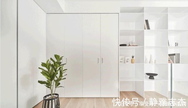 空间|原木+白色,营造出一个干净纯洁的空间,一个温馨的家!