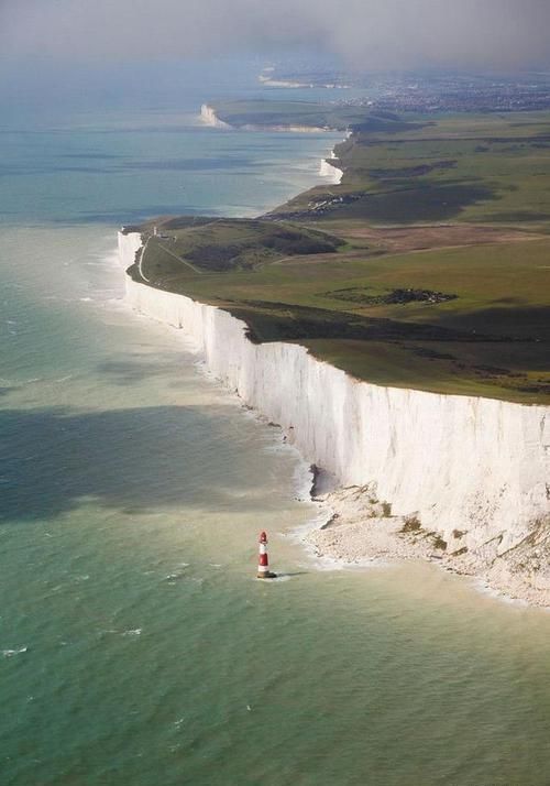 英国英吉利海峡 多佛悬崖 世界的尽头 快资讯