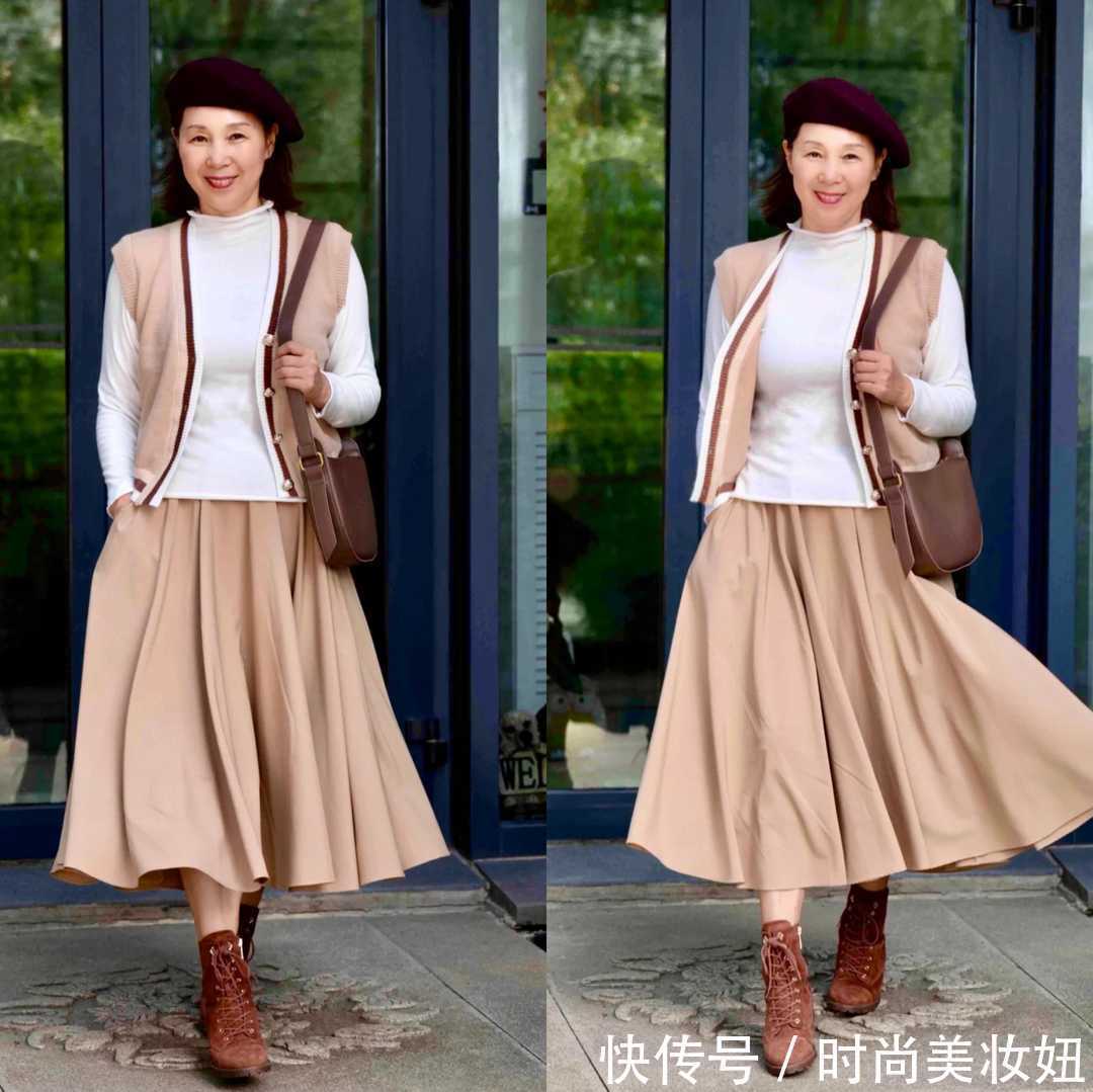 优雅 这才是“普通奶奶”该有的穿搭,不扮嫩不做作,照着穿优雅时髦