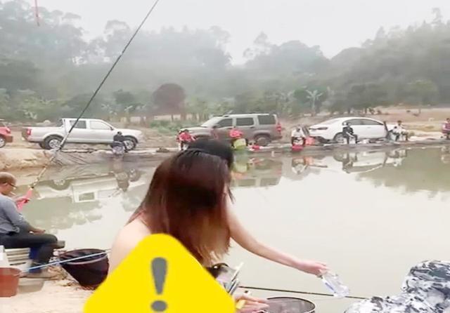 野钓|这种黑坑第一次见,美女端茶倒水递烟,这还是钓鱼吗