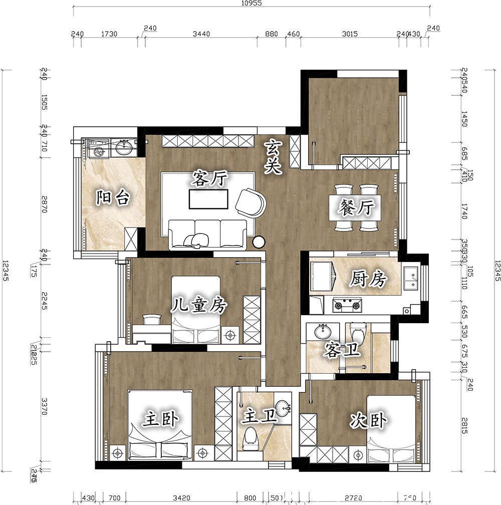 衣柜|100㎡精装房半包11万,不砸不拆只做“轻改造”,业主个个来偷师