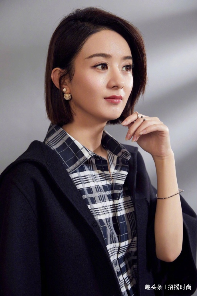 圆脸女生适合的几款短发造型,赵丽颖的