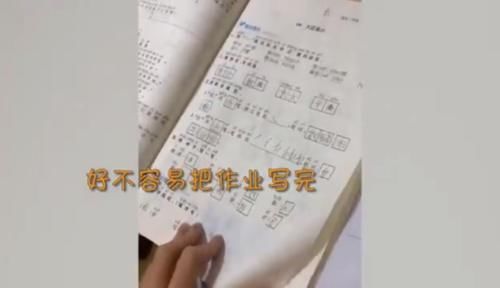 小学生写完作业却发现写在同学本上瞬间崩溃，网友：这也太惨了吧