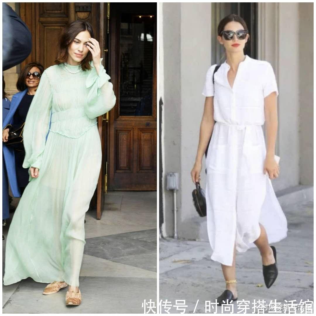 小个子|讲真,秋天穿裙子还是别配小白鞋,学会这几个搭配技巧,时髦显瘦