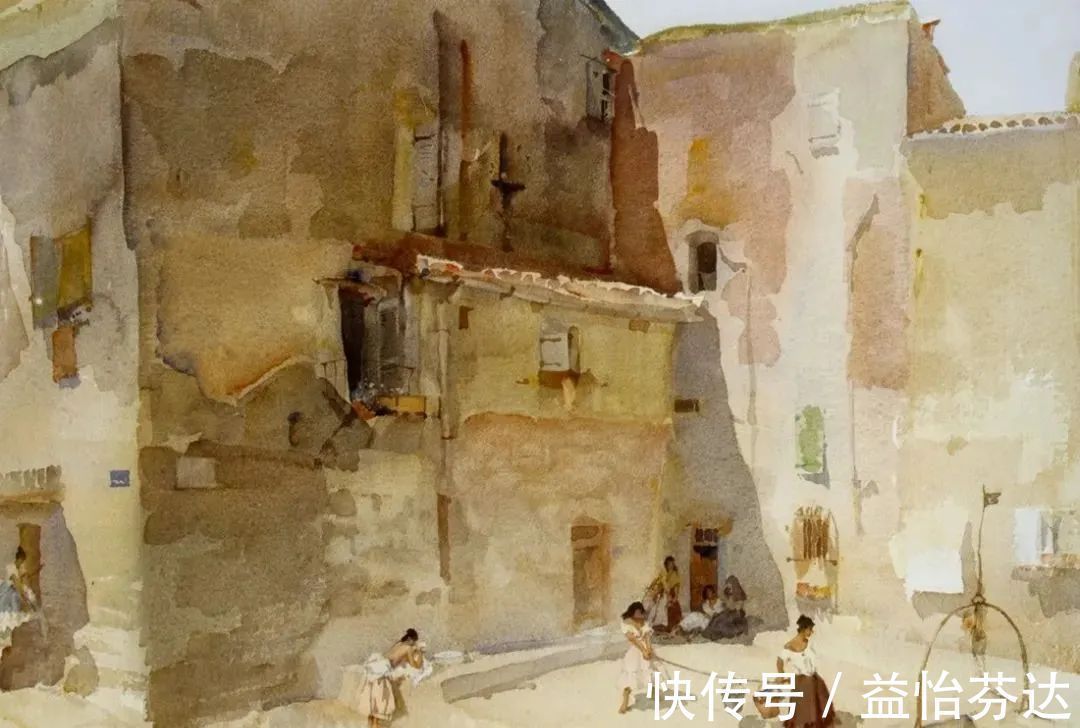 水彩!他是最会画人体画作的 世界顶尖级水彩大师