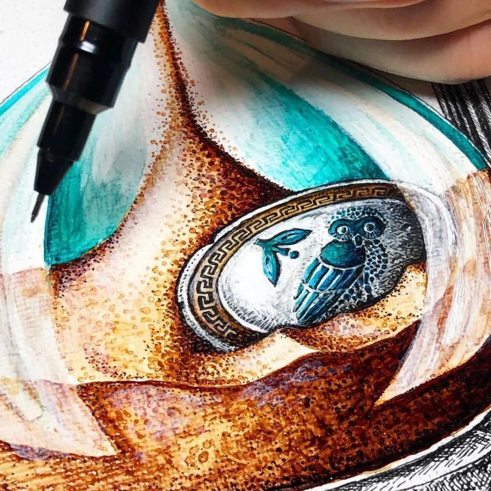 英国小伙用针管笔画出了最美中国地图,独一无二的中国风