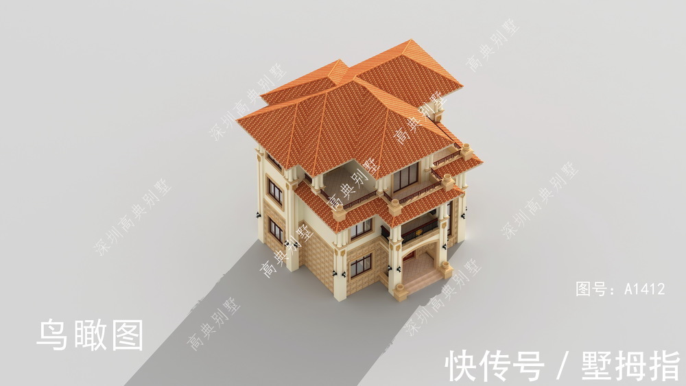 门窗|欧式乡村自建房，采用超大落地门窗，看起来大气迷人。