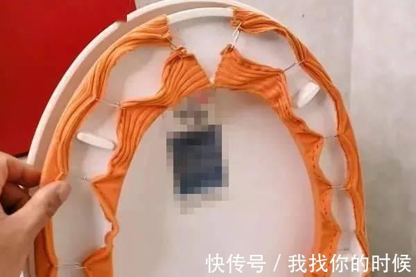 衣服|旧衣服缝一缝超实用,学会这一招,马桶坐垫不用花钱买!